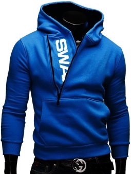 Fashion Brand Hoodies Men Sweatshirt Male Zipper Hooded Jacket Casual Sportswear Moleton Masculino Assassins Creed Outwear (Black&Blue) - Intl June 2018 - 2 Fashion Brand Hoodies Men Sweatshirt Male Zipper Hooded Jacket Casual Sportswear Moleton Masculino Assassins Creed Outwear (Black&Blue) - intl - 2