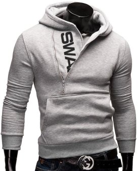 Fashion Brand Hoodies Men Sweatshirt Male Zipper Hooded Jacket Casual Sportswear Moleton Masculino Assassins Creed Outwear (Black&Blue) - Intl June 2018 - 3 Fashion Brand Hoodies Men Sweatshirt Male Zipper Hooded Jacket Casual Sportswear Moleton Masculino Assassins Creed Outwear (Black&Blue) - intl - 3