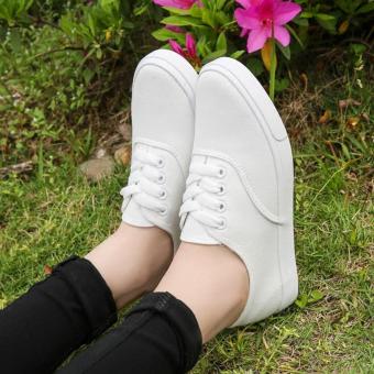 Fashion Canvas White Sneakers For Women June 2018 - 4 Fashion Canvas White Sneakers For Women - 4