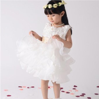 Fashion Kids Clothing Sequin Elegant Flower Girls Party Princess Wedding Tutu Layer Dress - Intl April 2018 - 3 Fashion Kids Clothing Sequin Elegant Flower Girls Party Princess Wedding Tutu Layer Dress - intl - 3