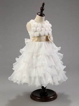 Fashion Kids Clothing Sequin Elegant Flower Girls Party Princess Wedding Tutu Layer Dress - Intl April 2018 - 5 Fashion Kids Clothing Sequin Elegant Flower Girls Party Princess Wedding Tutu Layer Dress - intl - 5