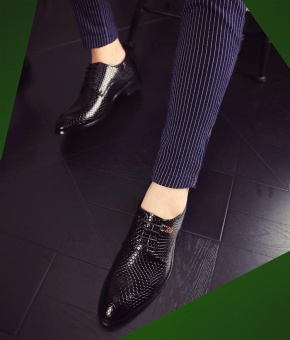 Fashion Luxury Men Formal Leather Shoes (Black) - Intl April 2018 - 4 Fashion Luxury Men Formal Leather Shoes (Black) - intl - 4