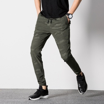Fashion Men's Camo Army Color Casual Jogger Long Pants-DarkBlue(CN858) - Intl June 2018 - 4 Fashion Men's Camo Army Color Casual Jogger Long Pants-DarkBlue(CN858) - intl - 4