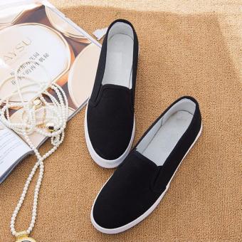 Fashion Slip On Loafers For Women - Black June 2018 - 5 Fashion Slip On Loafers for Women - Black - 5