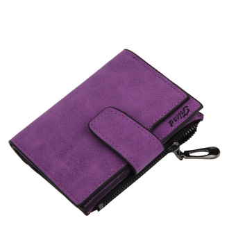 Fashion Small Female Purse Short Purse Lady Letter Snap Fastener Zipper Short Clutch Wallet Solid Vintage Matte Women Wallet Rose - Intl June 2018 - 5 Fashion Small Female Purse short purse Lady Letter Snap Fastener Zipper Short Clutch Wallet Solid Vintage Matte Women Wallet Rose - intl - 5