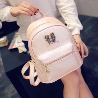Fashion Small Women Backpacks Small Zipper Pu Leather Student Backpack Preppy Style Backpack Girls Women Back Pack Pink June 2018 - 5 Fashion Small Women Backpacks Small Zipper Pu Leather Student Backpack Preppy Style Backpack Girls Women Back Pack Pink - 5