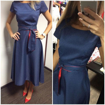 Fashion Women Bandage Bodycon Short Sleeve Evening Party Cocktail Midi Dress July 2018 - 2 Fashion Women Bandage Bodycon Short Sleeve Evening Party Cocktail Midi Dress - 2