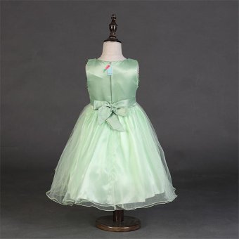 Flower Girl Kids Baby Xmas Bridesmaid Party Formal Sequin Ball GownDress 2-10Y(Green) - Intl June 2018 - 4 Flower Girl Kids Baby Xmas Bridesmaid Party Formal Sequin Ball GownDress 2-10Y(Green) - intl - 4