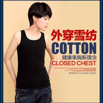 FRD Chest Binder Flat Slim Vest Tomboy Cosplay 5Xl Les Breast Corsetcotton Long Camisoles - Intl FRD June 2018 - 2 FRD Chest Binder Flat Slim Vest Tomboy Cosplay 5Xl Les Breast Corsetcotton Long Camisoles - intl FRD - 2