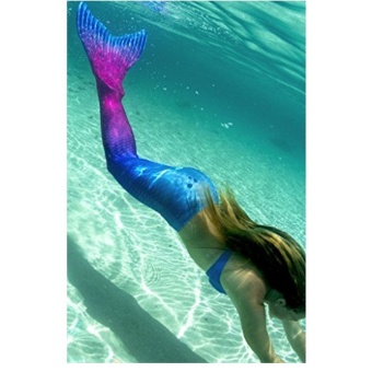 Fshion Ladies Mermaid Swimming Suit Girls Cute Mermaid Tail Beach Swimwear - Rose Blue - Intl April 2018 - 3 Fshion Ladies Mermaid Swimming Suit Girls Cute Mermaid Tail Beach Swimwear - Rose Blue - intl - 3