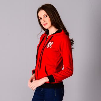 Fubu Queens Hoodie FGT16-005 (Red/Black) June 2018 - 2 Fubu Queens Hoodie FGT16-005 (Red/Black) - 2