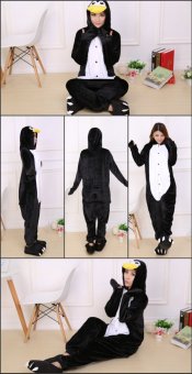 GETEK Penguin Adult Unisex Pajamas Cosplay Costume Onesie SleepwearS-XL (Black) April 2018 - 2 GETEK Penguin Adult Unisex Pajamas Cosplay Costume Onesie SleepwearS-XL (Black) - 2