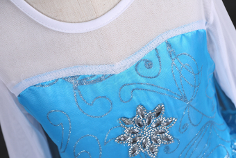 Girls Elsa Costume Princess Child Fancy Outfit Party Long Dresses - Intl June 2018 - 5 Girls Elsa Costume Princess Child Fancy Outfit Party Long Dresses - Intl - 5