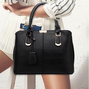 Goges Womens Boutique PU Leather Shoulder Bags Top-Handle Handbag Tote Purse Bag Black April 2018 - 3 goges Womens Boutique PU Leather Shoulder Bags Top-Handle Handbag Tote Purse Bag Black - 3