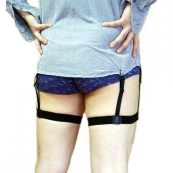GoGoLife Leg Thigh Elastic Garter Belt Suspender Shirt Fits For MenWomen Gentleman June 2018 - 2 GoGoLife Leg Thigh Elastic Garter Belt Suspender Shirt Fits for MenWomen Gentleman - 2