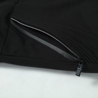 Grandwish Men Solid Bomber Jackets Striped Lined Casual Coat Slim M-4XL (Black) - Intl June 2018 - 5 Grandwish Men Solid Bomber Jackets Striped lined Casual Coat Slim M-4XL (Black) - intl - 5
