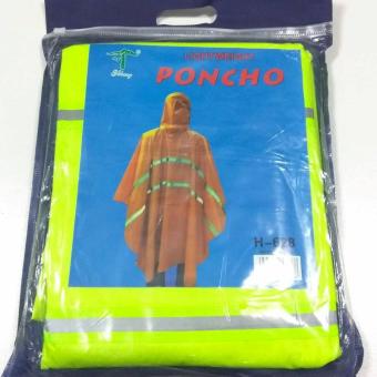H-628 Lightweight Poncho Rain Coat (Neon) June 2018 - 3 H-628 Lightweight Poncho Rain Coat (Neon) - 3