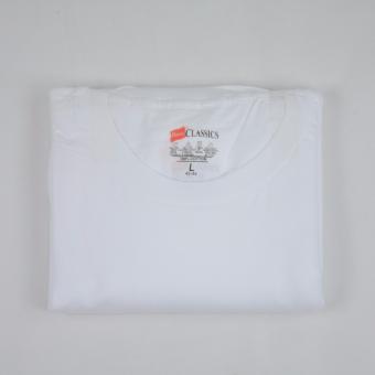 Hanes CLASSICS 3 Pieces Crew Neck T-Shirts (White) April 2018 - 2 Hanes CLASSICS 3 Pieces Crew Neck T-Shirts (White) - 2