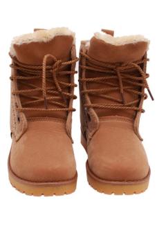 Hang-Qiao Lovers Unisex Martin Boots Winter Snow Warm Shoes Khaki June 2018 - 3 Hang-Qiao Lovers Unisex Martin Boots Winter Snow Warm Shoes Khaki - 3