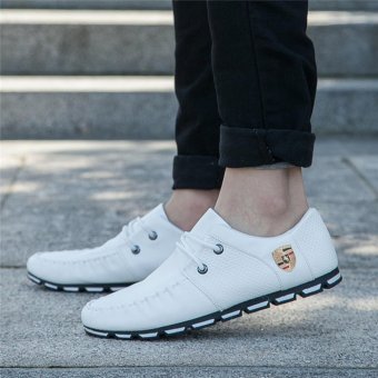 HengSong Fall New Fashion Men 's Casual Shoes White June 2018 - 4 HengSong Fall New Fashion Men 's Casual Shoes White - 4