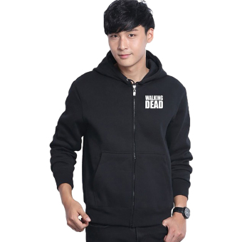 Hequ Fall And Winter The Wings Horn Hooded Hoodie Sweater JacketMen Black - Intl July 2018 - 4 Hequ Fall and Winter The Wings Horn Hooded Hoodie Sweater JacketMen Black - intl - 4