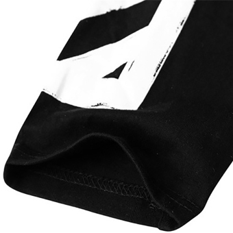 Hequ Fashion Men T-shirt Letter Printed Stretch Cotton T Shirt White Short Sleeve Tees Tops For Men Black - Intl June 2018 - 4 Hequ Fashion Men T-shirt Letter Printed Stretch Cotton T shirt White Short Sleeve Tees tops for men Black - intl - 4