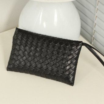 High Quality Genuine Leather Woven Women Long Wallet Famous BrandDesigner Bags Women Purses And Handbags(white,black,red,yellow,rosered) - Intl June 2018 - 2 High Quality Genuine Leather Woven Women Long Wallet Famous BrandDesigner Bags Women Purses And Handbags(white,black,red,yellow,rosered) - intl - 2