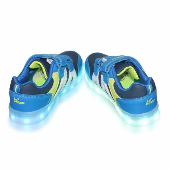 Hk Bubugao 5957A Deluxe Fashion Sports Dancing LED Lightning Boy's Sneakers Shoes (Blue) June 2018 - 5 Hk Bubugao 5957A Deluxe Fashion Sports Dancing LED Lightning Boy's Sneakers Shoes (Blue) - 5