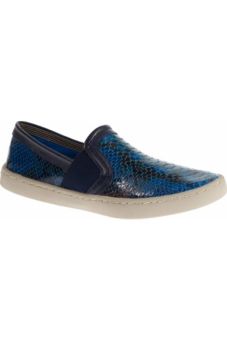 Hush Puppies Cherish Gwen Slip-Ons (Blue Snake Suede) June 2018 - 2 Hush Puppies Cherish Gwen Slip-Ons (Blue Snake Suede) - 2