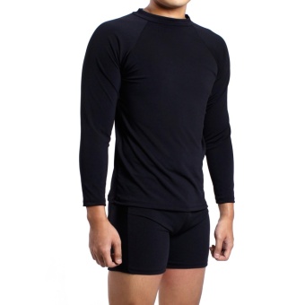 Island Paradise Rash Guard For Men (Black) June 2018 - 2 Island Paradise Rash Guard for Men (Black) - 2