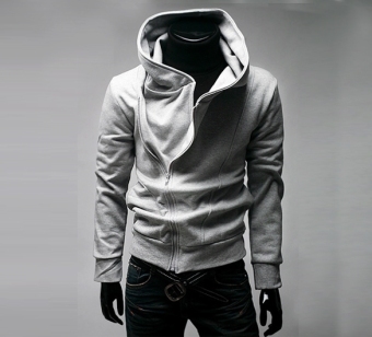 Jo.In Men Stylish Thickening Hoodie Jacket / Coat / Sweatshirt 3Colors (Gray) June 2018 - 2 Jo.In Men Stylish Thickening hoodie jacket / coat / sweatshirt 3Colors (Gray) - 2