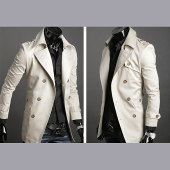 Jo.In Men's Stylish Double Breasted Long Trench Coat JacketWindbreak 2 Colors June 2018 - 5 Jo.In Men's Stylish Double Breasted Long Trench Coat JacketWindbreak 2 Colors - 5