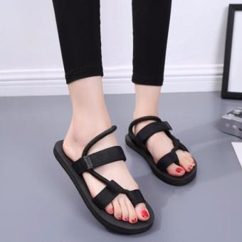 JOY Roman Style Neutral Flat Heel Women's Sandals Black June 2018 - 2 JOY Roman Style Neutral Flat Heel Women's Sandals Black - 2