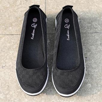 KAILIJIE Women's Shape Ups Slip On Wedge Sneakers Fitness Shoes(Black) June 2018 - 5 KAILIJIE Women's Shape Ups Slip on Wedge Sneakers Fitness Shoes(Black) - 5