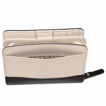 Kate Spade Wellesley Cara French Leather Clutch Wallet - BeigeBlack June 2018 - 4 Kate Spade Wellesley Cara French Leather Clutch Wallet - BeigeBlack - 4