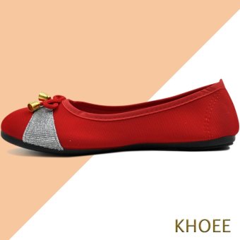 Khoee AA-017 Red Mitch Women's Doll Ballet Flat Shoes April 2018 - 2 Khoee AA-017 Red Mitch Women's Doll Ballet Flat Shoes - 2