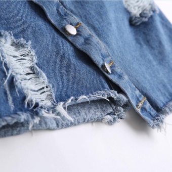 Kisnow Female Fashion Denim Midi Skirts(Color:Blue) - Intl June 2018 - 5 Kisnow Female Fashion Denim Midi Skirts(Color:Blue) - intl - 5