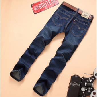 Korea Leisure Loose Straight Jeans For Men Denim Jeans Trousers Plus Size Big Large Pants 28-38 - Intl April 2018 - 4 Korea Leisure Loose Straight Jeans For Men Denim Jeans Trousers Plus Size Big Large Pants 28-38 - intl - 4