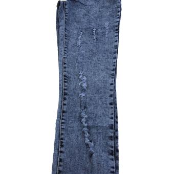 Korea Women's Tattered Classic Ripped Skinny Jeans April 2018 - 5 Korea Women's Tattered Classic Ripped Skinny Jeans - 5