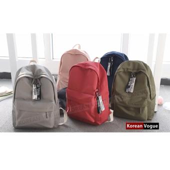 KOREAN VOGUE KV7006 Student Waterproof Nylon Women Unique Fashion Ladies Backpack Bag(Army Green) June 2018 - 3 KOREAN VOGUE KV7006 Student Waterproof Nylon Women Unique Fashion Ladies Backpack Bag(Army Green) - 3