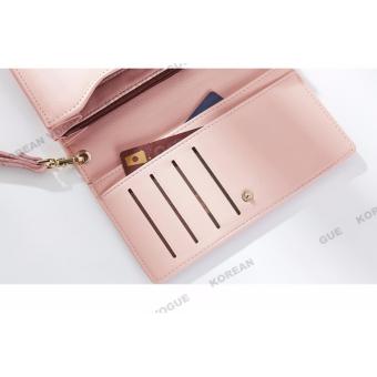 Korean Vogue LW-009 Ladies High Quality Long Section Three Folded Woman Handbag Wallet (Grey) April 2018 - 5 Korean Vogue LW-009 Ladies High Quality Long Section Three Folded Woman Handbag Wallet (Grey) - 5