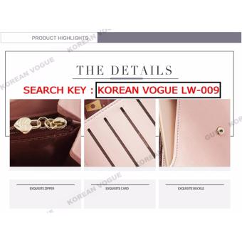 Korean Vogue LW-009 Ladies High Quality Long Section Three Folded Woman Handbag Wallet (Grey) April 2018 - 3 Korean Vogue LW-009 Ladies High Quality Long Section Three Folded Woman Handbag Wallet (Grey) - 3