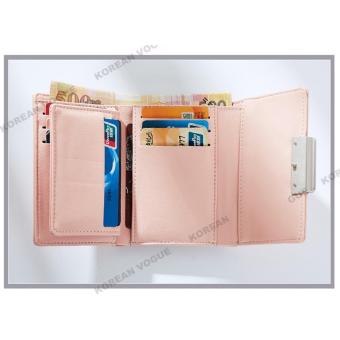 Korean Vogue SW-008 Ladies High Quality Exquisite Multi-functionShort Section 3 Folded Hand Bag Women Wallet Card Holder (Burgundy) June 2018 - 4 Korean Vogue SW-008 Ladies High Quality Exquisite Multi-functionShort Section 3 Folded Hand Bag Women Wallet Card Holder (Burgundy) - 4