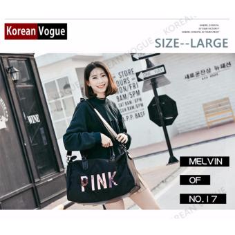Korean Vogue TB-001 Premium Quality Women PINK 2 Ways Tote Bag Series Ladies Travel Handbag Shoulder Bag(Medium) July 2018 - 3 Korean Vogue TB-001 Premium Quality Women PINK 2 Ways Tote Bag Series Ladies Travel Handbag Shoulder Bag(Medium) - 3