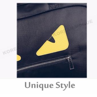 Korean Vogue TB-007 Premium Quality Women Large Capacity Big Eyes Tote Bag Series Ladies Travel Gym Sport Handbag Shoulder Bag(Black) June 2018 - 4 Korean Vogue TB-007 Premium Quality Women Large Capacity Big Eyes Tote Bag Series Ladies Travel Gym Sport Handbag Shoulder Bag(Black) - 4