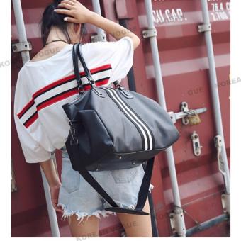 Korean Vogue TB-017 Premium Quality Unisex Tote Bag Series TravelHandbag Shoulder Bag (Black/White--Medium) June 2018 - 4 Korean Vogue TB-017 Premium Quality Unisex Tote Bag Series TravelHandbag Shoulder Bag (Black/White--Medium) - 4