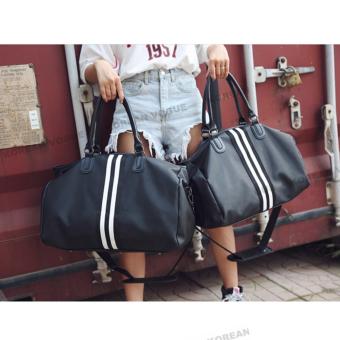 Korean Vogue TB-017 Premium Quality Unisex Tote Bag Series TravelHandbag Shoulder Bag (Black/White--Medium) June 2018 - 3 Korean Vogue TB-017 Premium Quality Unisex Tote Bag Series TravelHandbag Shoulder Bag (Black/White--Medium) - 3
