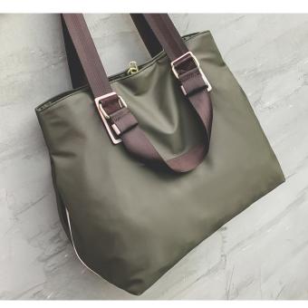 Korean Vogue TB-023 Premium Quality Waterproof Nylon Fashion Letters Large Capacity Tote Bag Series Ladies Travel Shopping Sport Gym Handbag Shoulder Bag(Black) June 2018 - 3 Korean Vogue TB-023 Premium Quality Waterproof Nylon Fashion Letters Large Capacity Tote Bag Series Ladies Travel Shopping Sport Gym Handbag Shoulder Bag(Black) - 3