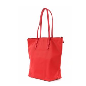 LACOSTE WOMEN'S L.12.12 CONCEPT VERTICAL TOTE BAG RED June 2018 - 3 LACOSTE WOMEN'S L.12.12 CONCEPT VERTICAL TOTE BAG RED - 3