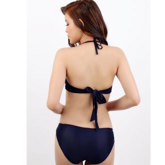 Ladies Nautical Stripe Bikini Swimsuit Swimwear With Dress Cover Up April 2018 - 4 Ladies Nautical Stripe Bikini Swimsuit Swimwear With Dress Cover Up - 4